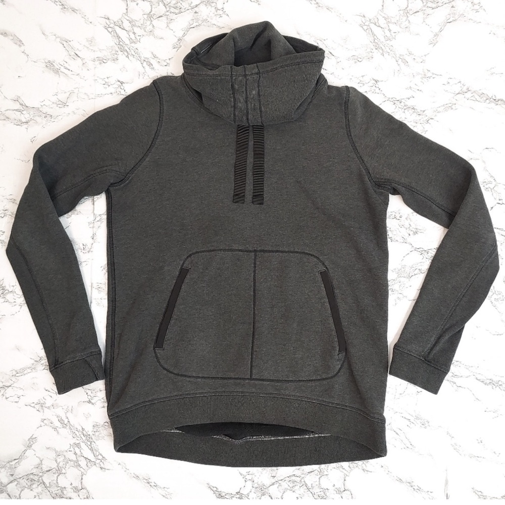 Lululemon Gray Avenue Pullover Cowl Neck Sweater